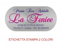 Etichette adesive per fioristi, fiorai e vivaisti (mm 57x27)  (cod.29G)